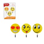 GANCHO ADES SMILE RED 3PCS